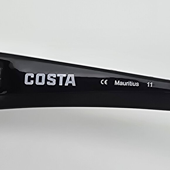 *SOLD* Costa Del Mar Jose JO 11 Black Frame 580G Polarized Silver Sunglasses - Picture 9 of 16